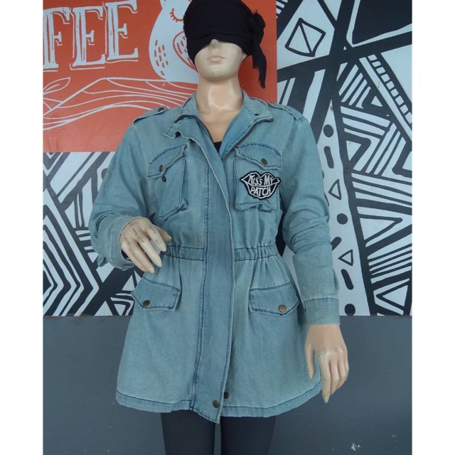 Jaket Parka Jeans Preloved Murah Original