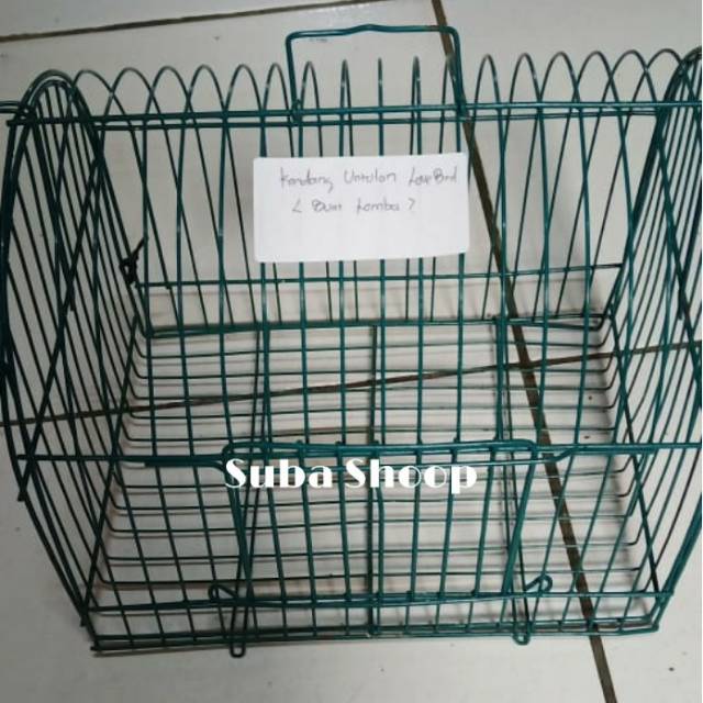 Kandang untulan sangkar kecil bawa burung