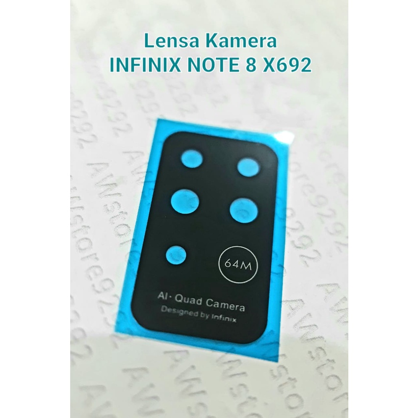 Camera Lens Lensa Kamera Kaca Kamera Belakang INFINIX NOTE 8 X692