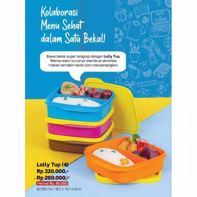 Lolly Tup Promo, Lolly Tup Set, Loly Tup, tempat bekal