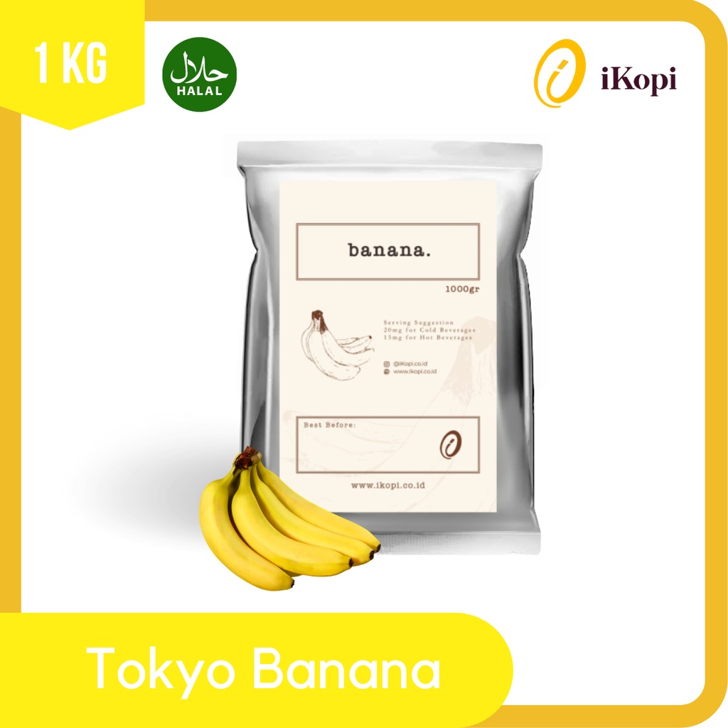 

iKopi | Bubuk Minuman Rasa Banana 1 kg