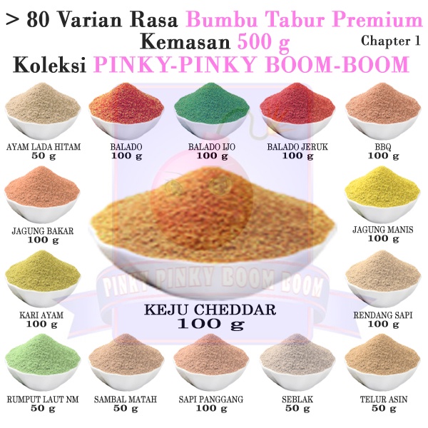 

500g Bumbu Tabur > 60 Macam Rasa Pilihan 500 g Halaman 1