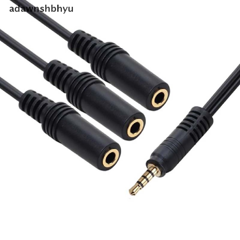 Adawnshbhyu Aux Multi Headphone Earphone Audio Splitter Adapter 3.5mm Jack HUB Spliter Kabel