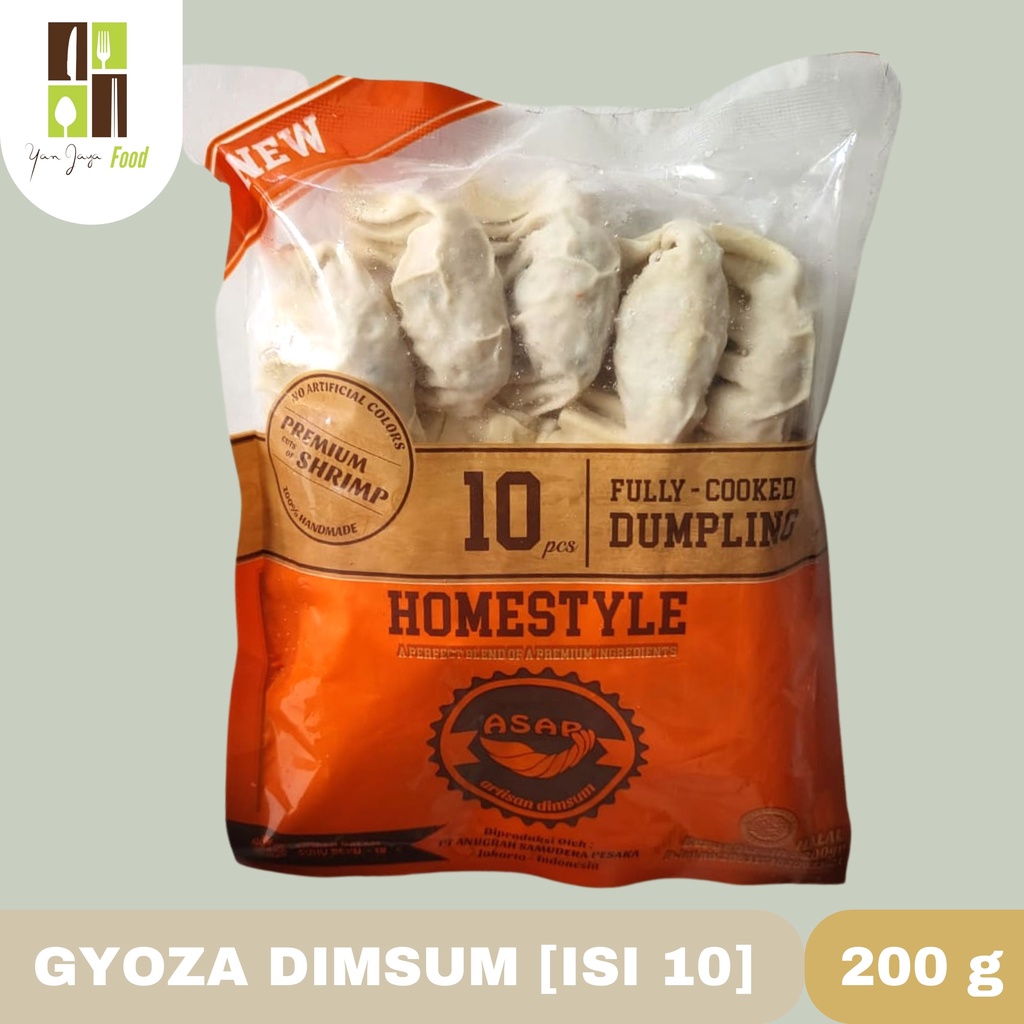 

Gyoza / Gioza Dim-Sum Homestyle Dumpling Udang Ayam Pangsit ( isi 10 ) - 200 gr