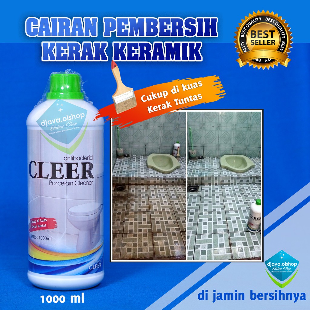 CLEER Sabun Pembersih Kerak Keramik kamar mandi, pembersih toilet