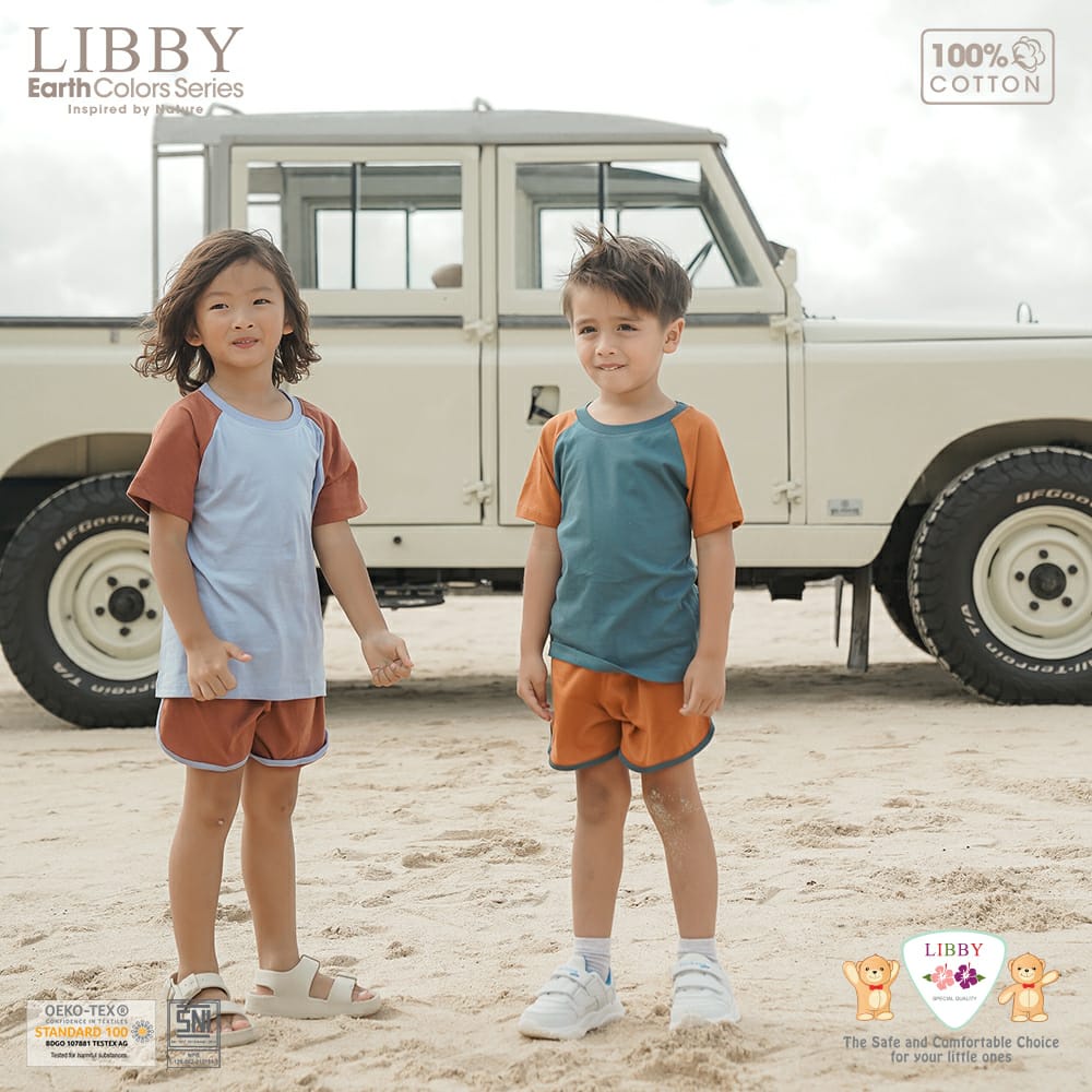 Libby Earth Color Reagan Set - Setelan Anak