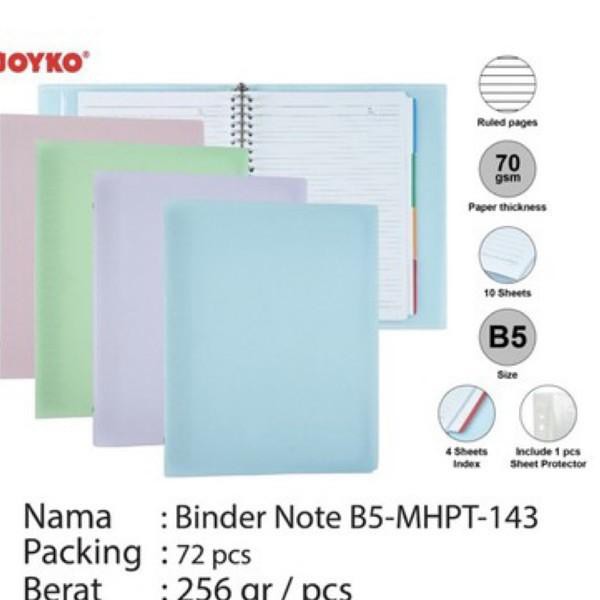 

81 Map Binder Note A5 B5 Warna Pastel A5 / B5-MHPT-143 ➬ ➬