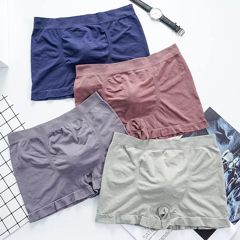Celana Dalam Pria Boxer Underwear Pria Motif Polos Real Pict AFM