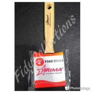 KUAS CAT SPONS / FOAM BRUSH / SPON PELITUR / POLITUR UK. 2"