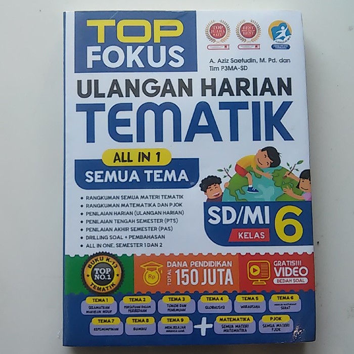 ⭐⭐⭐⭐⭐ Buku SD Kelas 6 : Top Fokus Ulangan Harian Tematik SD/MI Kelas 6 Berkualitas