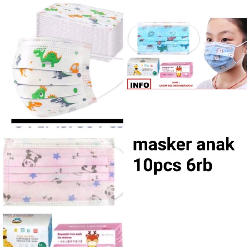 MASKER ANAK 3 PLY