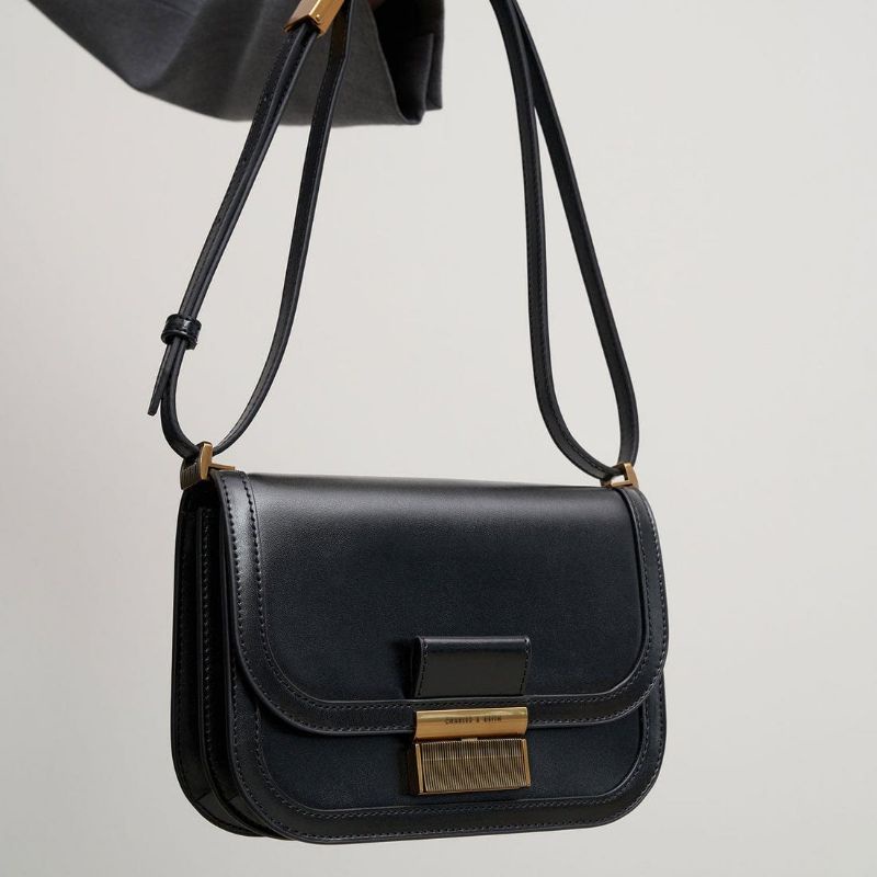 12.12 SALE | CK Charlot Bag / CK Metallic Push-Lock Crossbody Bag