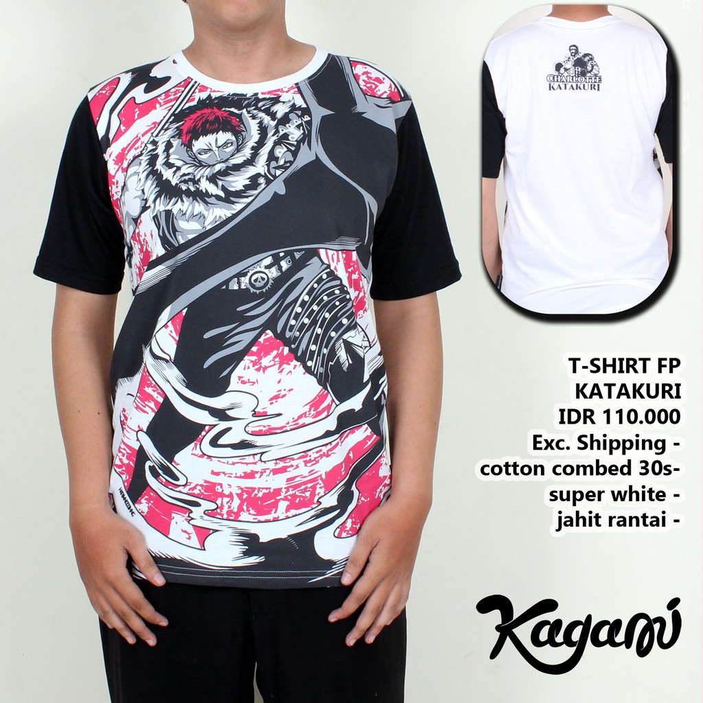 KAOS FULL PRINT ANIME CHARLOTTE KATAKURI - ONE PIECE