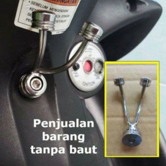 GANTUNGAN BARANG VARIO BEAT SCOPY GENIO BESI STAINLESS