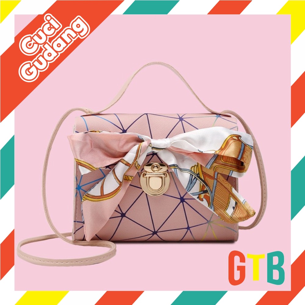 ❤️GTB❤️ Tas Selempang Geometri Wanita Top Handle Fashion W153