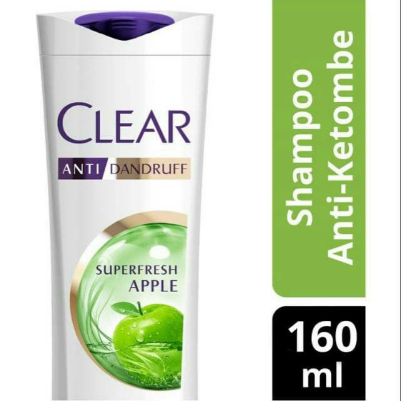 Clear Shampo Superfresh Apple 160ml