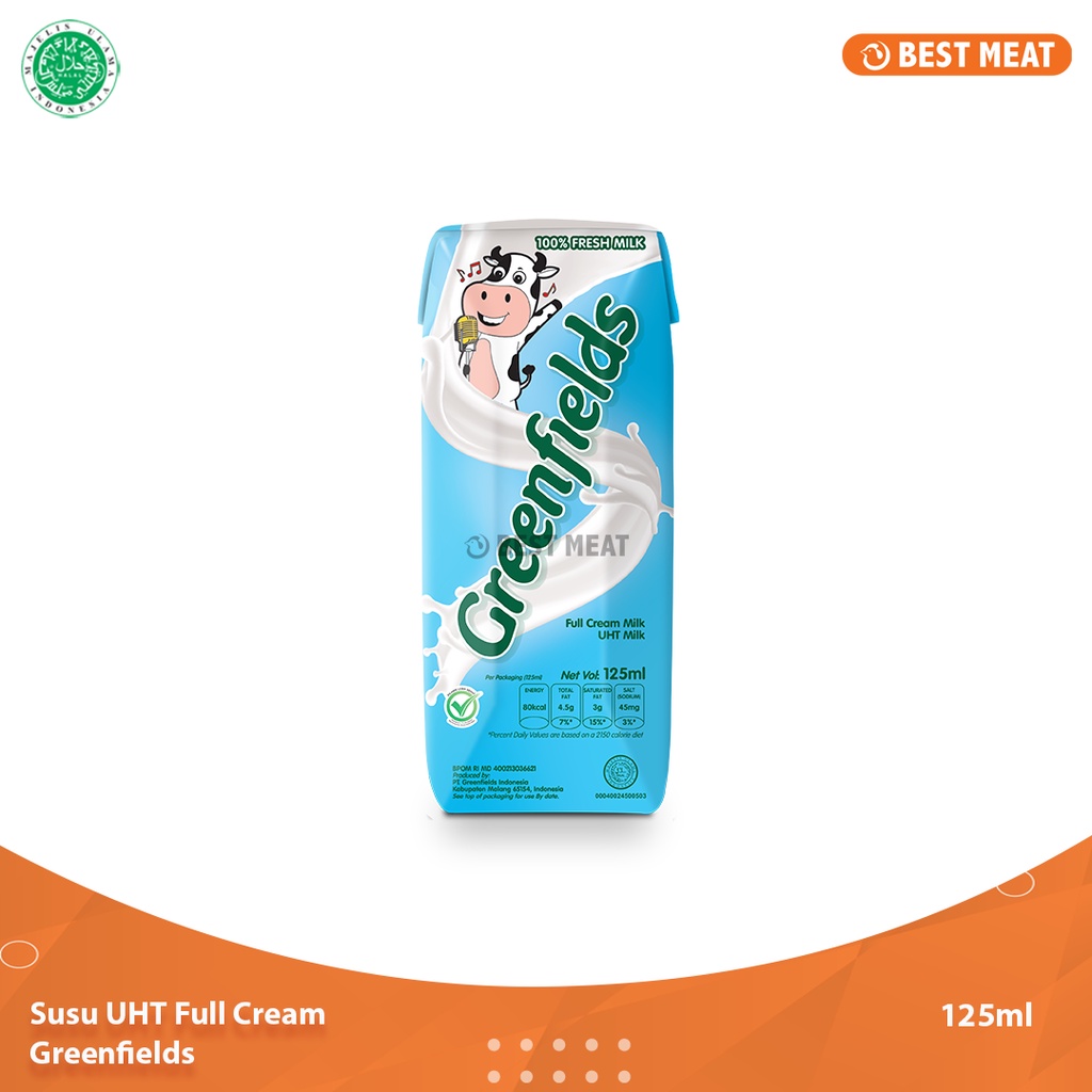 

Susu Greenfields UHT Full Cream 125ml