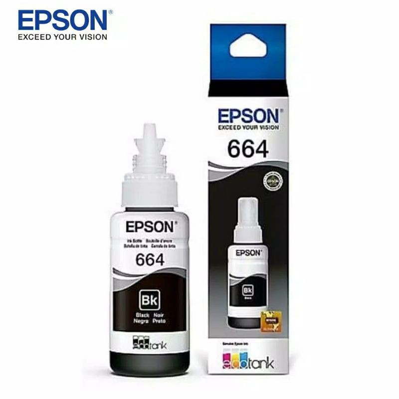 Tinta Printer Epson Original T6641 Black, Tinta Epson 664 Black Original