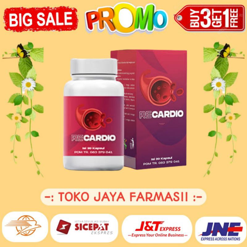 RECARDIO Asli Original Obat Recardio Mengatasi Penyakit Stroke Darah Tinggi Obat Hipertensi