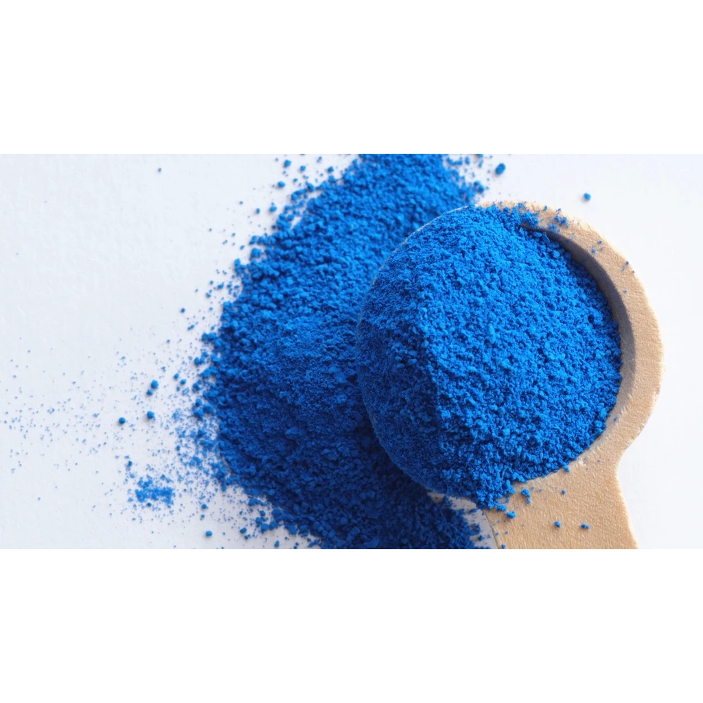 Blue Spirulina 5gr 5 gr Fish pigmen biru pewarna vitamin ikan cichlid louhan