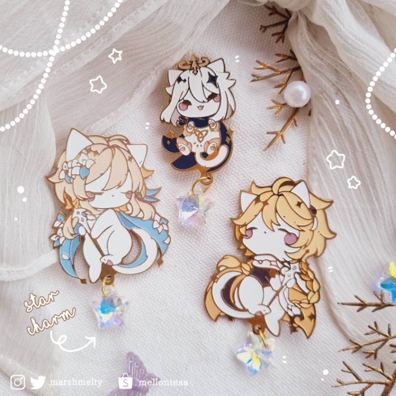 Genshin Impact Cat Enamel Pin - Special Edition