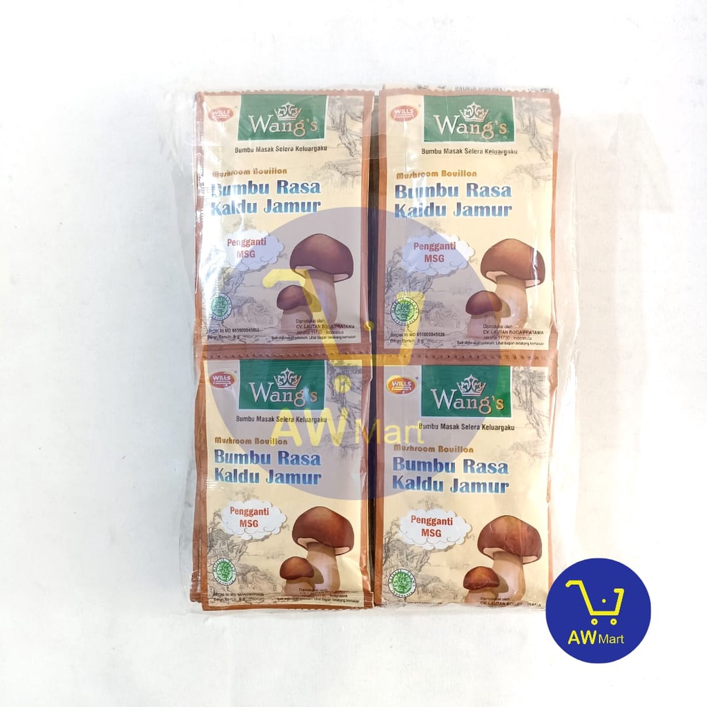 Jual Wang Kaldu Jamur Wang Rencengan 12 Sachet X 6gr Shopee Indonesia