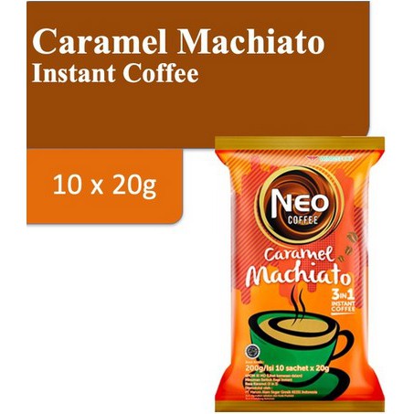 

Neo Coffee Caramel Machiato ( 6+3 ) = 9 sachet total berat 180 gram