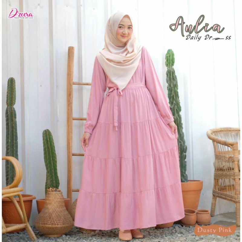 GAMIS AULIA BY D'ZEERA | GAMIS MUSLIMAH | PAKAIAN WANITA MUSLIM