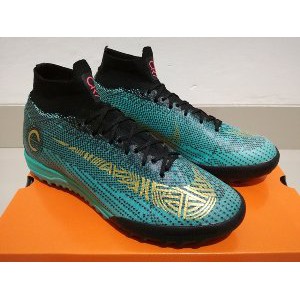 Baru  Sepatu Futsal Nike MercurialX Superfly 360 Elite CR7 Clear Jade   TURF