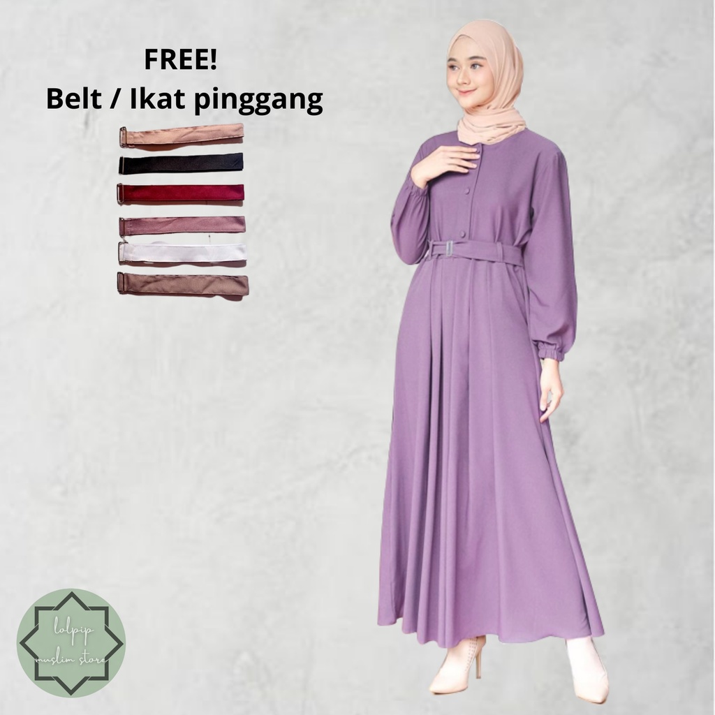 GAMIS EXCLUSIVE TERBARU GAMIS REMAJA GAMIS DEWASA - UNGU LILAC