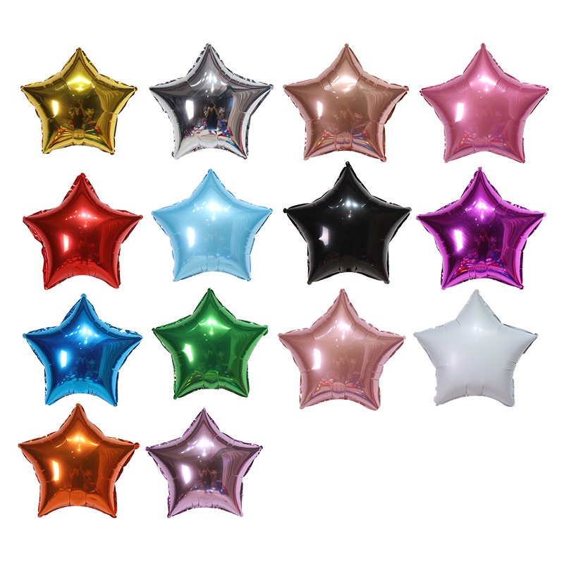 Jual 40cm Balon Foil Bintang / Balon Foil Star Balon Balon Huruf Balon ...