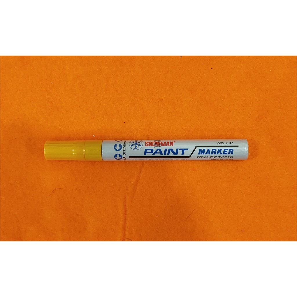 

SPIDOL PAINT MARKER SNOWMAN CP - 12 YELLOW / KUNING