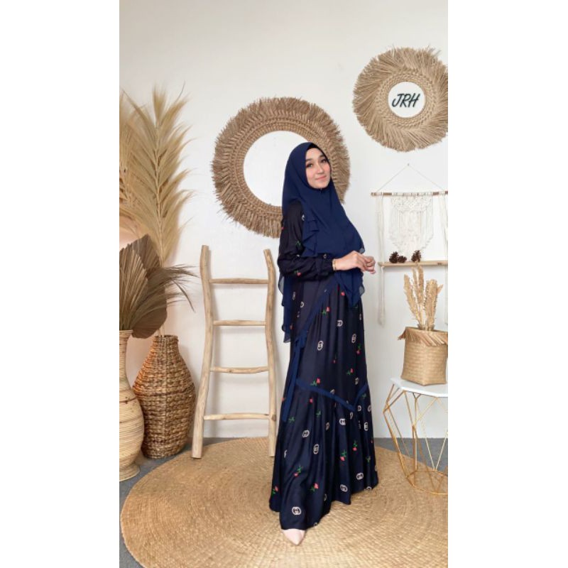 gamis motif rayon ORI JRH