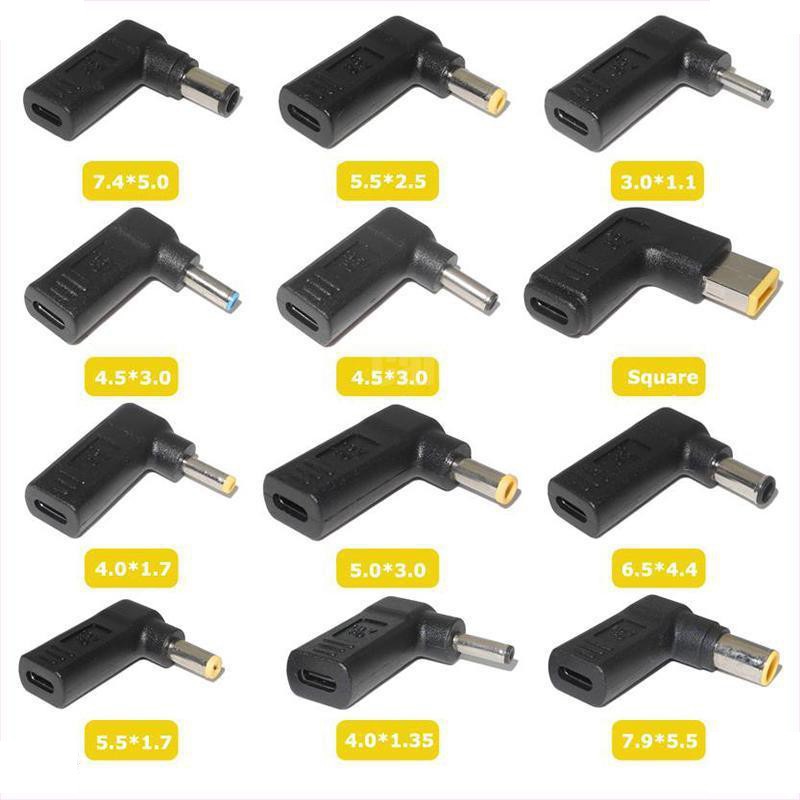 Konektor USB Type-C to DC Male Plug USB-C Power Adapter Charger Laptop