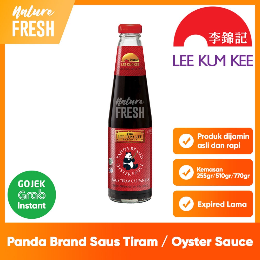 Lee Kum Kee Oyster Sauce Cap Panda - Saus Tiram Halal Saos Tiram merek Panda - Saus Oyster Panda