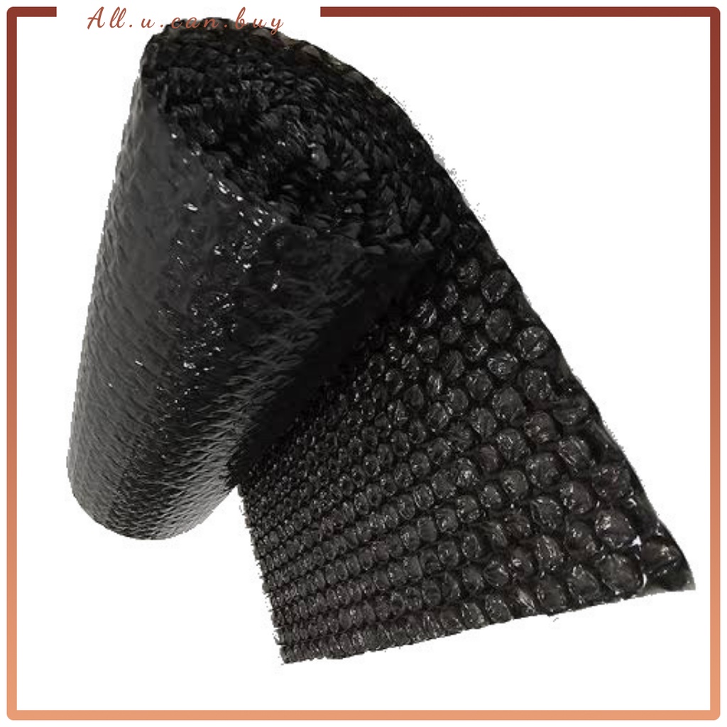 

Extra Bubble wrap warna hitam dan putih