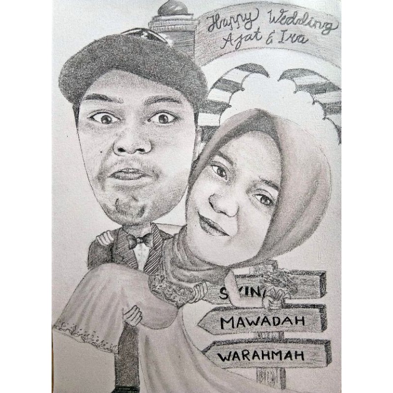 

Jasa Lukis Karikatur hitam putih