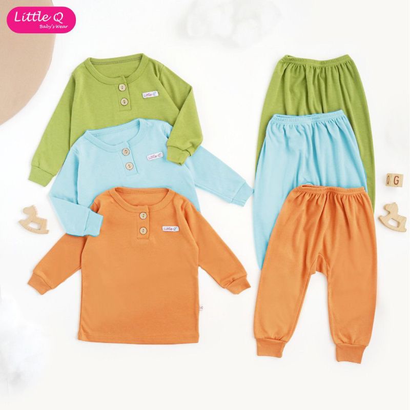 Baju Anak Little Q Setelan Panjang Size S, M, L, XL dan XXL