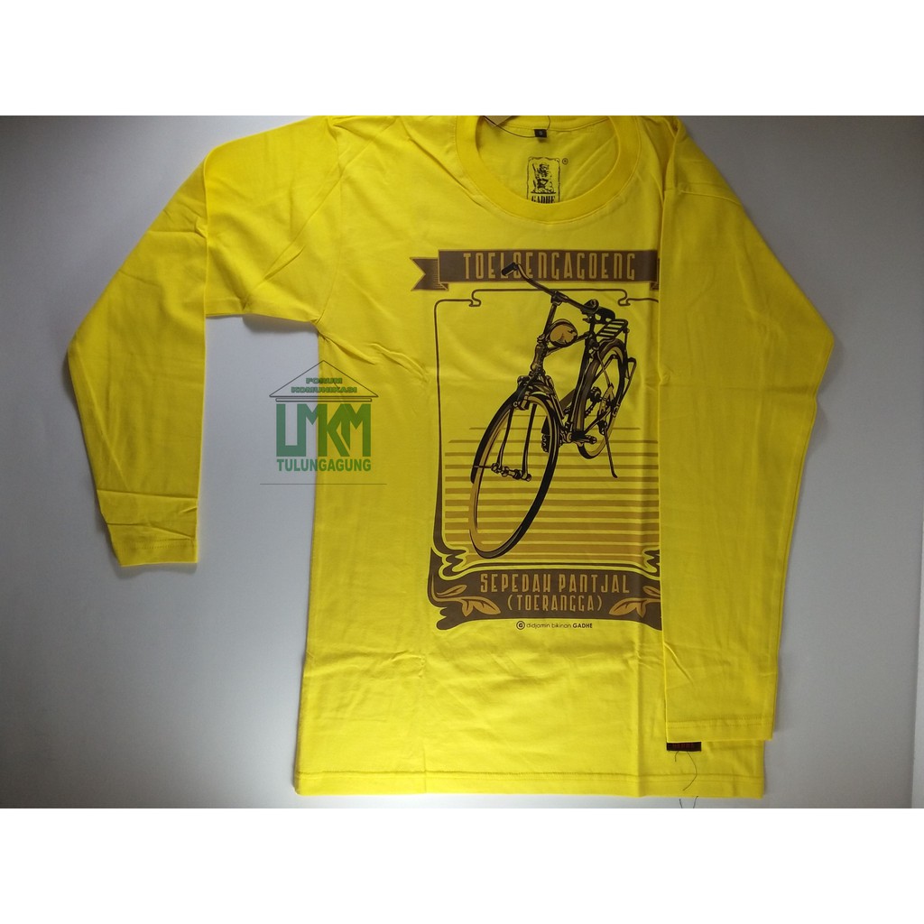 Kaos Panjang Sepedah Pantjal / Kaos Khas Tulungagung / Oleh Oleh Tulungagung