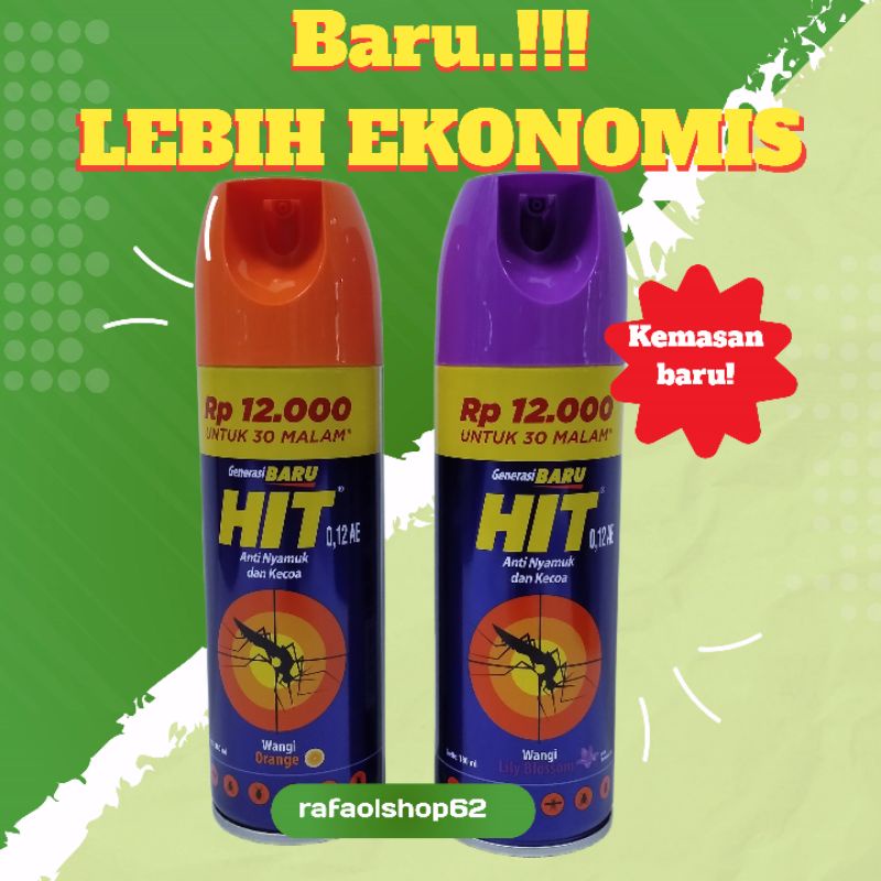 HIT AEROSOL 165ML - SPRAY PEMBASMI NYAMUK