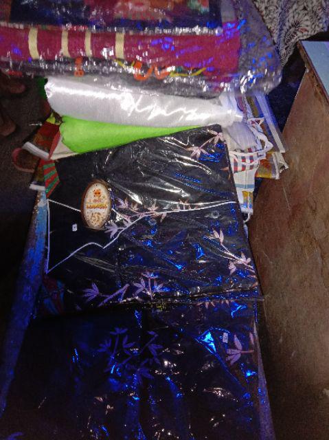 Gamis Batik Couple Motif Kipas Merak Hitam