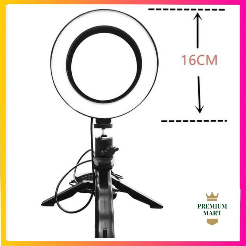 RingLight 16For Selfie Vlogger Livestreamer Plus Tripod Lipat [PM]