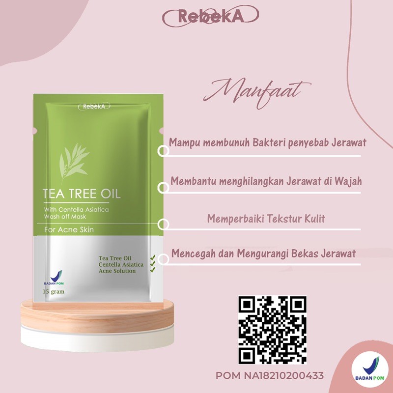 MASKER WAJAH BPOM - PETAL WITH VITAMIN BEADS &amp; EKSLUSIF MASK BY REBEKA BEAUTY