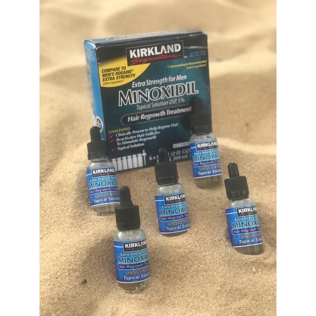 Minoxidil Kirkland Biotin Asli 100% Penumbuh Bulu Rambut Jenggot Jambang Kumis Brewok Alis original