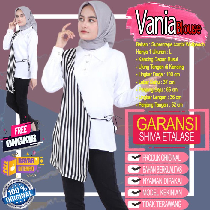 BLOUSE ATASAN WANITA BAJU BLOUSE MUSLIM REMAJA WANITA KEKINIAN TERBARU MURAH CEWEK BLUS CEWEK SE029