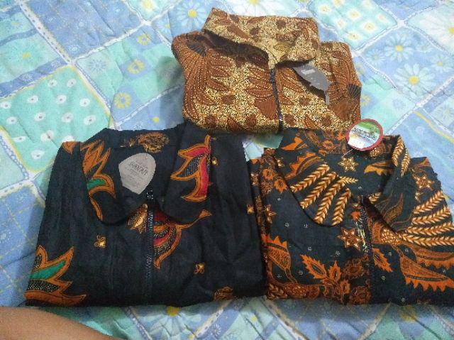Maxi Cardi Batik Outer Wear Long Vest Sogan Series #2 Longvest Ethnic Rompi Panjang Nirmala