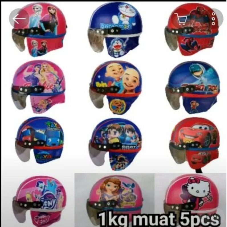 PROMO HELM ANAK MURAH HELM ANAK CHIP HELM GROSIR HELM SINCHAN SIDOARJO