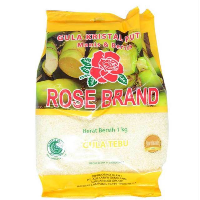 Gula pasir rose brand