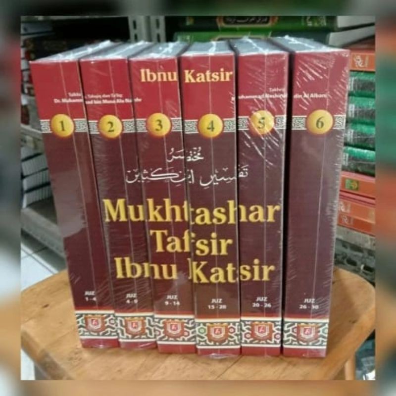Buku Tafsir Al Quran Ringkasan Tafsir ibnu Katsir karya Imam Ibnu Katsir 30 Juz Lengkap Original