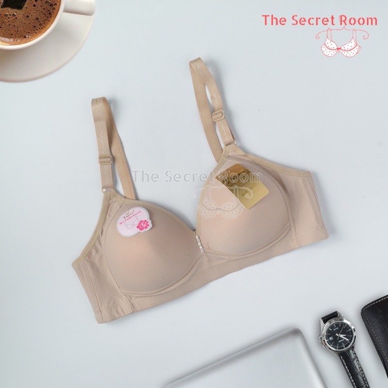 TALLY BRA BH 513 | TANPA KAWAT | CUP C | BUSA TIPIS | SIZE 36-42